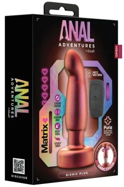 Anal Adventures Matrix - Bionic Plug - Cosmic Copper