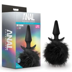Anal Adventures Platinum - Rabbit Tail Anaal Plug