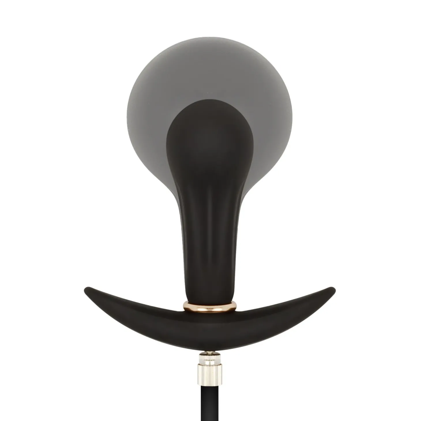 Anal Collection - Opblaasbare Buttplug met Pomp 8 cm - Zwart