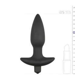 Anal Collection - Vibrerende Zwarte Buttplug - 14,5 cm