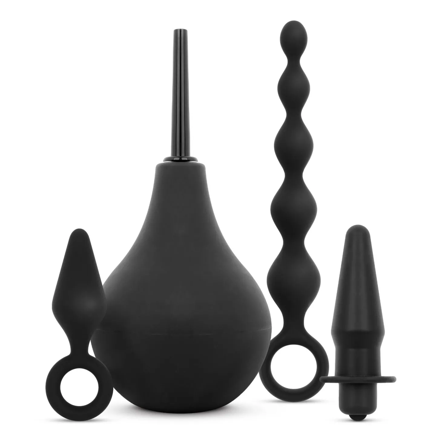 Anale Plug en Douche Set - Zwart