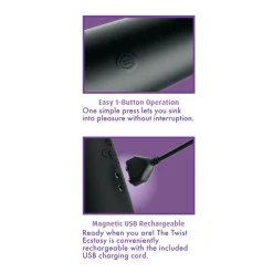 Anal Fantasy - Twist Ecstasy Thruster - Zwart