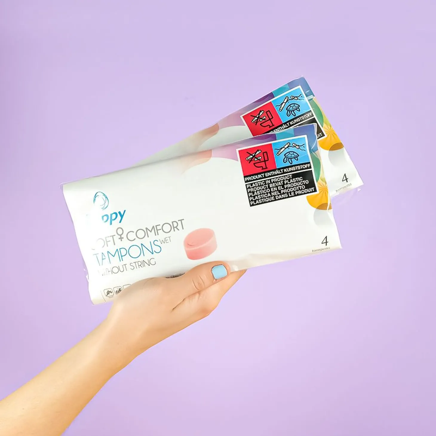 Beppy Soft + Comfort Tampons WET - 8 stuks
