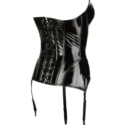 Black Level - Vinyl Corset - Zwart
