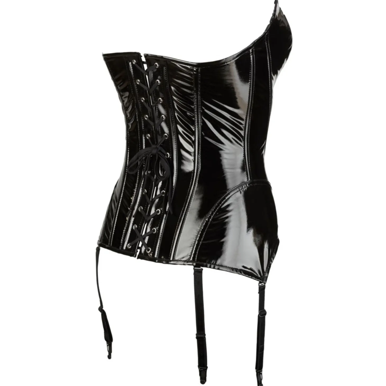 Black Level - Vinyl Corset - Zwart