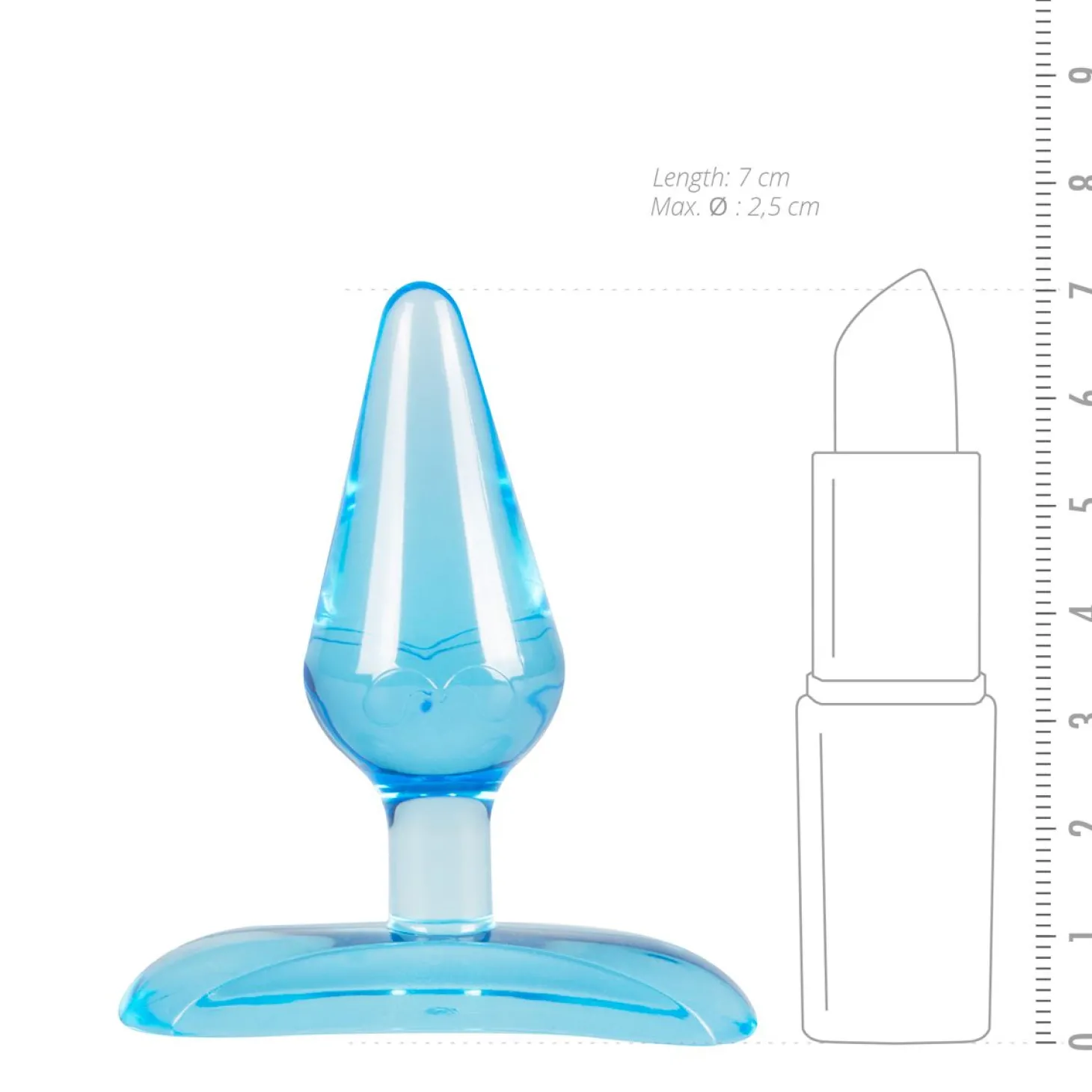 Blauwe Mini Buttplug - The Assifier