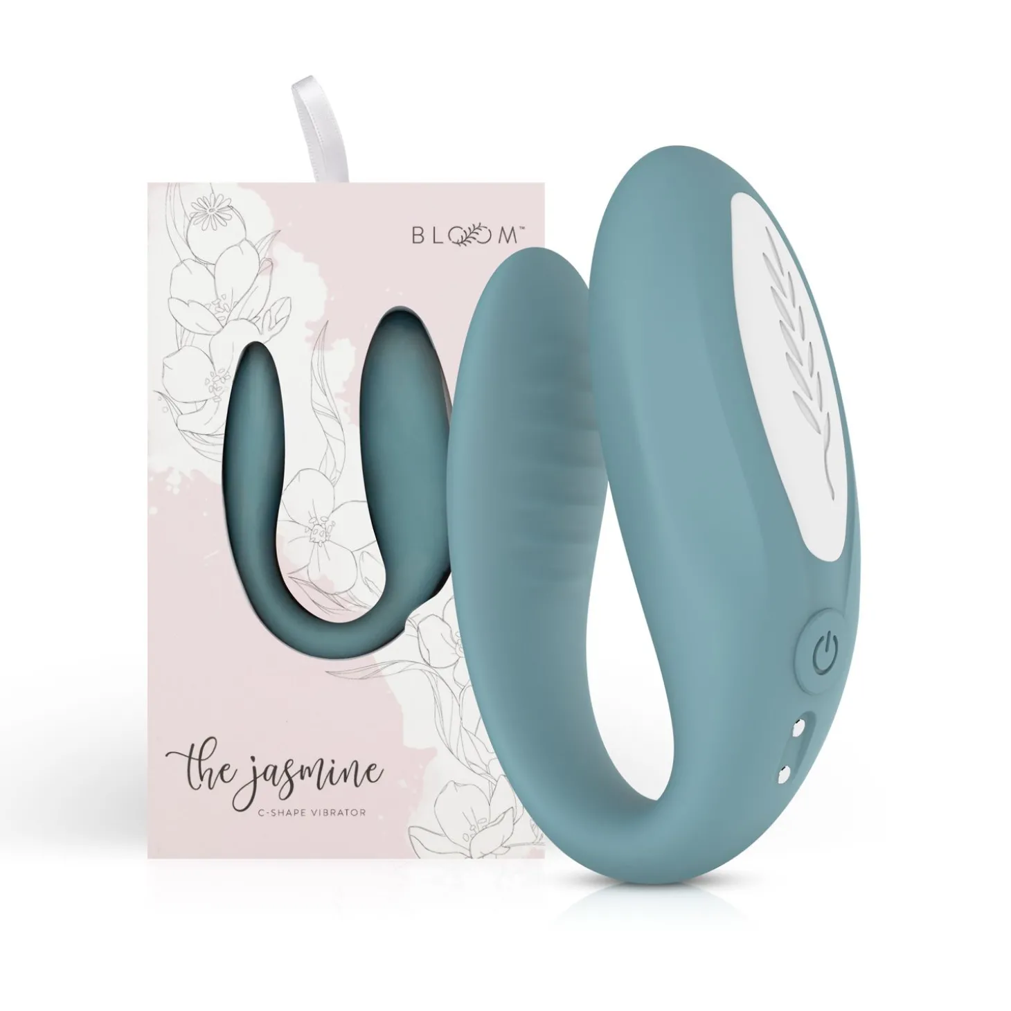 Bloom - The Jasmine C-Shaped Vibrator - Swipe Technology