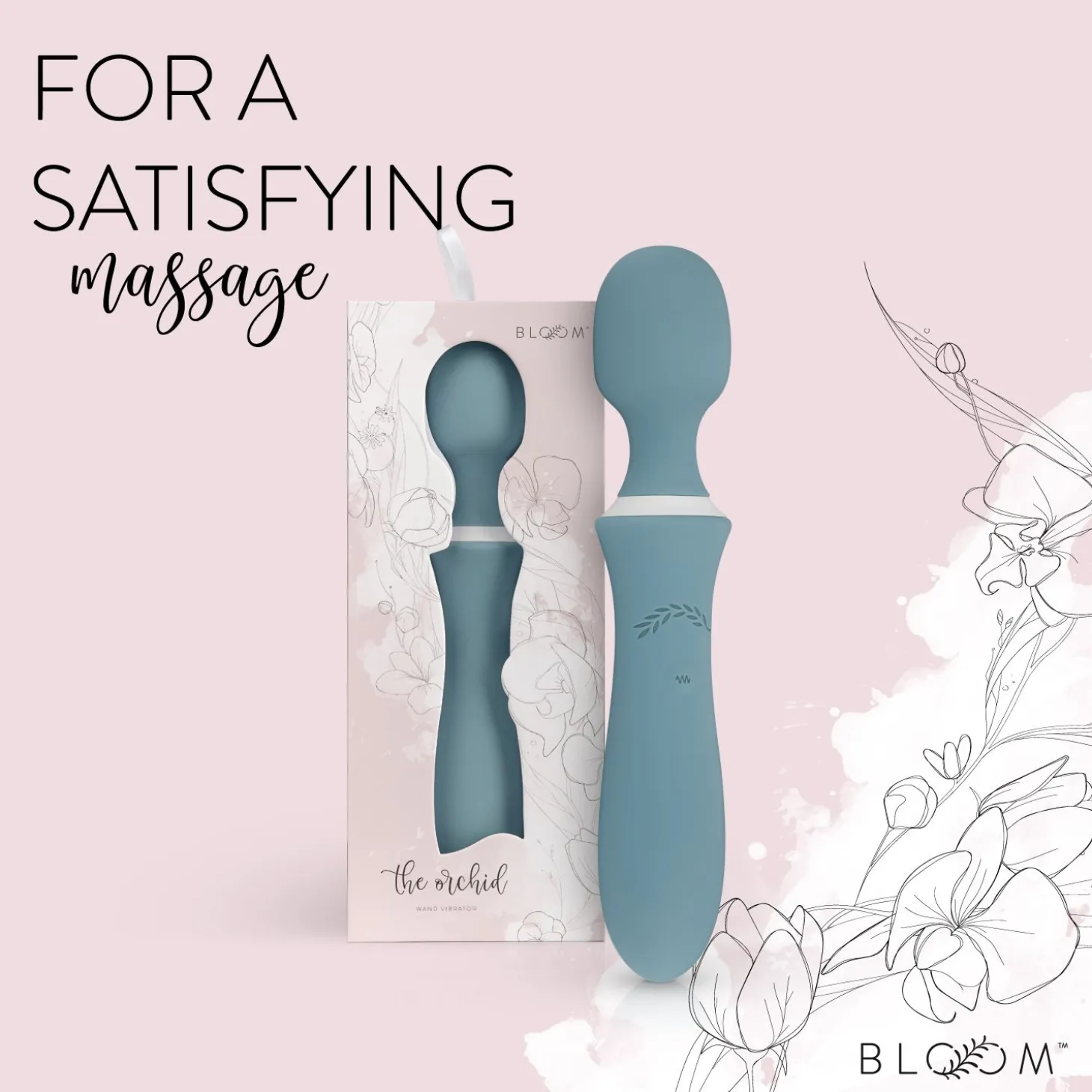 Bloom - The Orchid Wand Vibrator - Swipe Technologie
