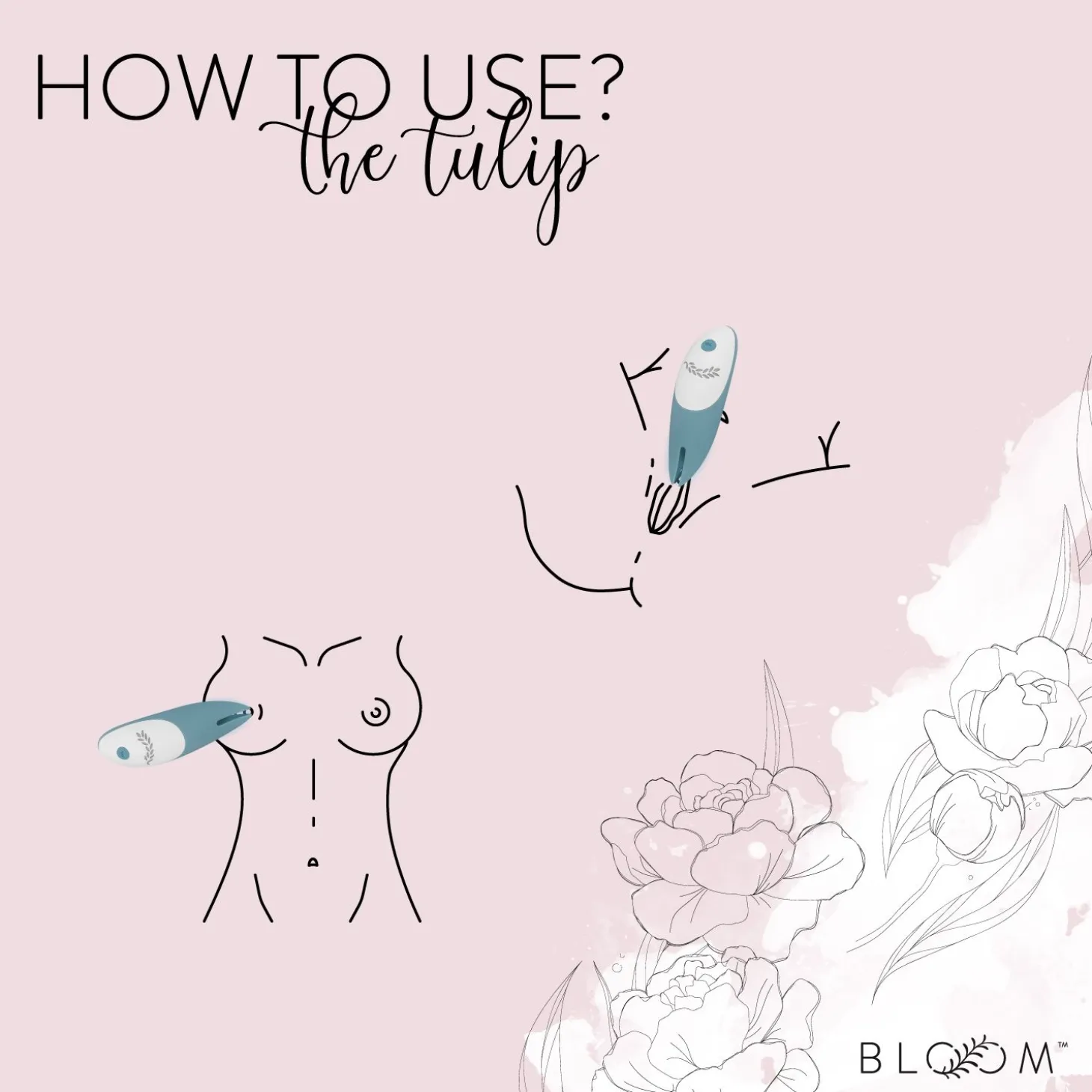 Bloom - The Tulip Clitoris Vibrator - Swipe Technologie