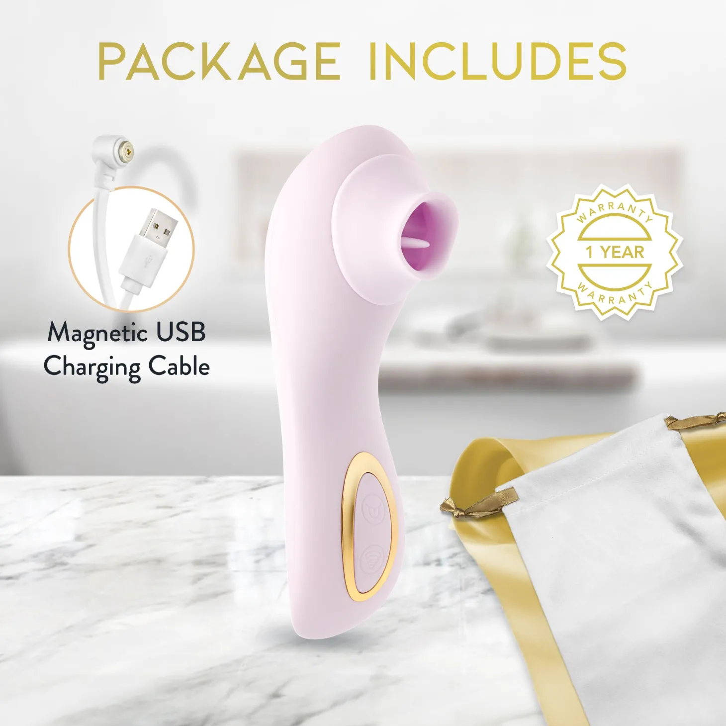 Blush - Delice Fleur Luchtpulserende Vibrator - Barely Purple