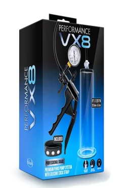 Blush Novelties - VX8 Premium Penis Pomp - Zwart