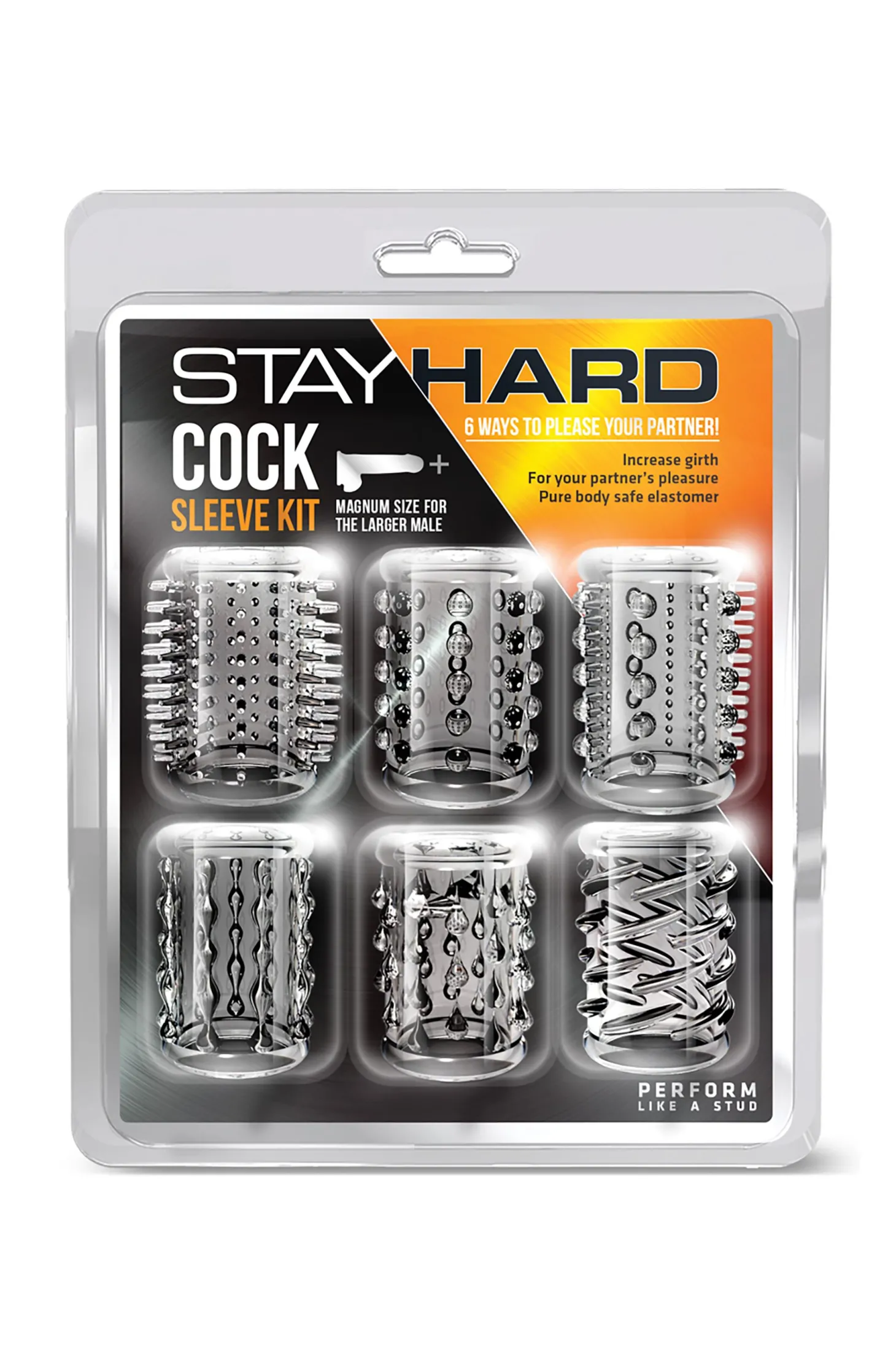 Blush - Stay Hard Cock Sleeve Kit Clear