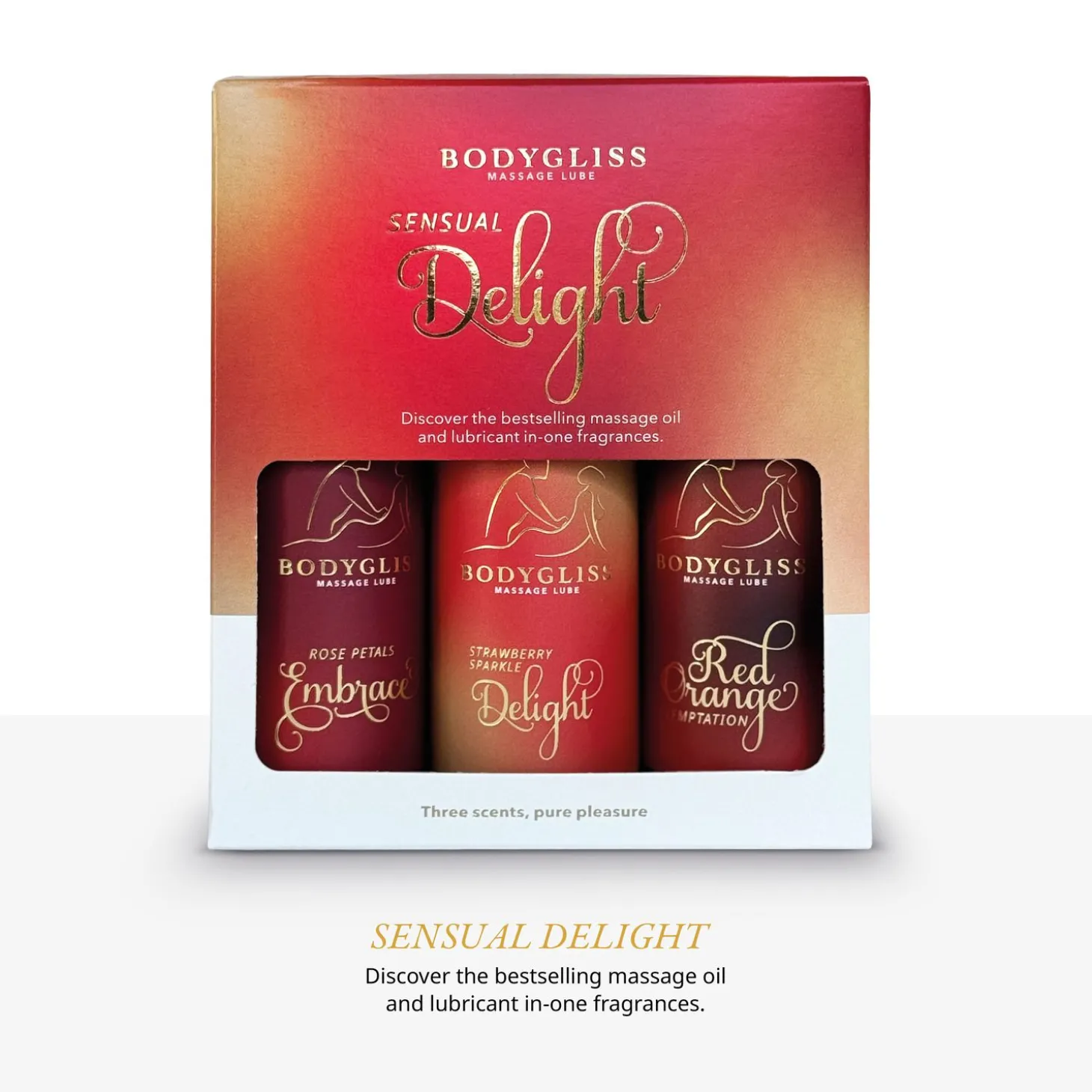 BodyGliss - Travel Edition 3-pack - Sensual Delight