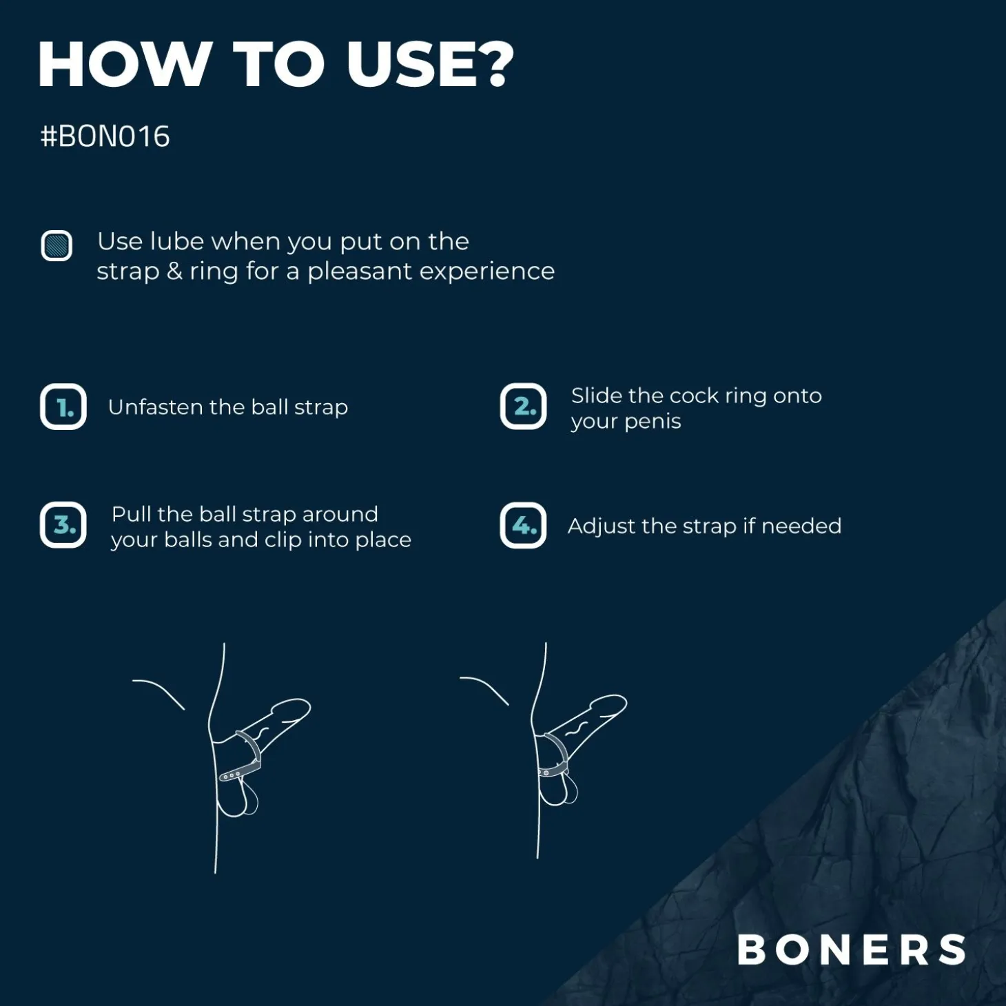 Boners Cock & Ball Strap - L