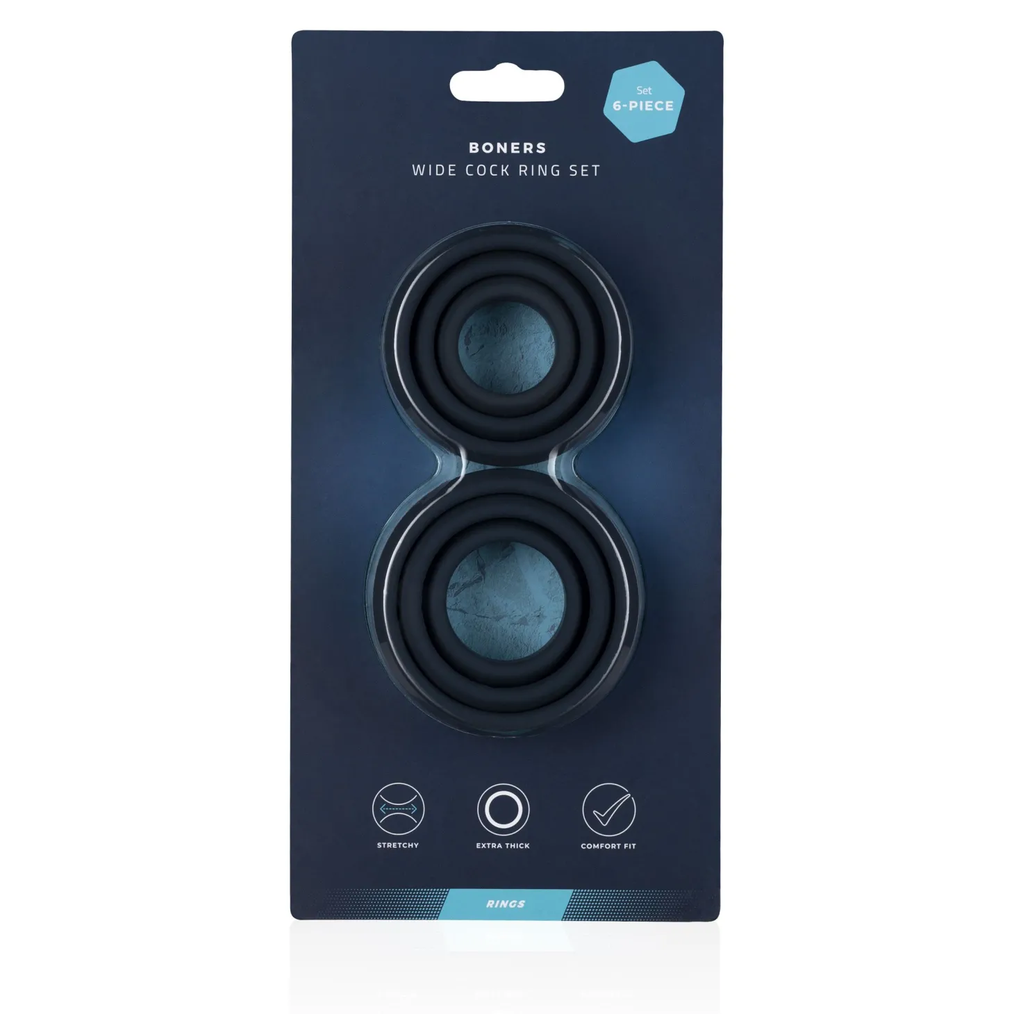 Boners 6-Delige Cockring Set