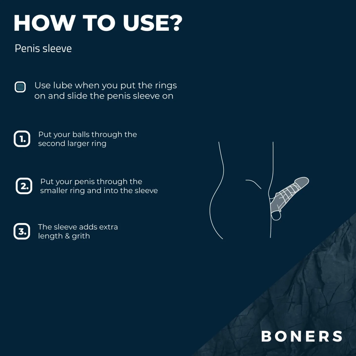 Boners Ondersteunende Penis Sleeve