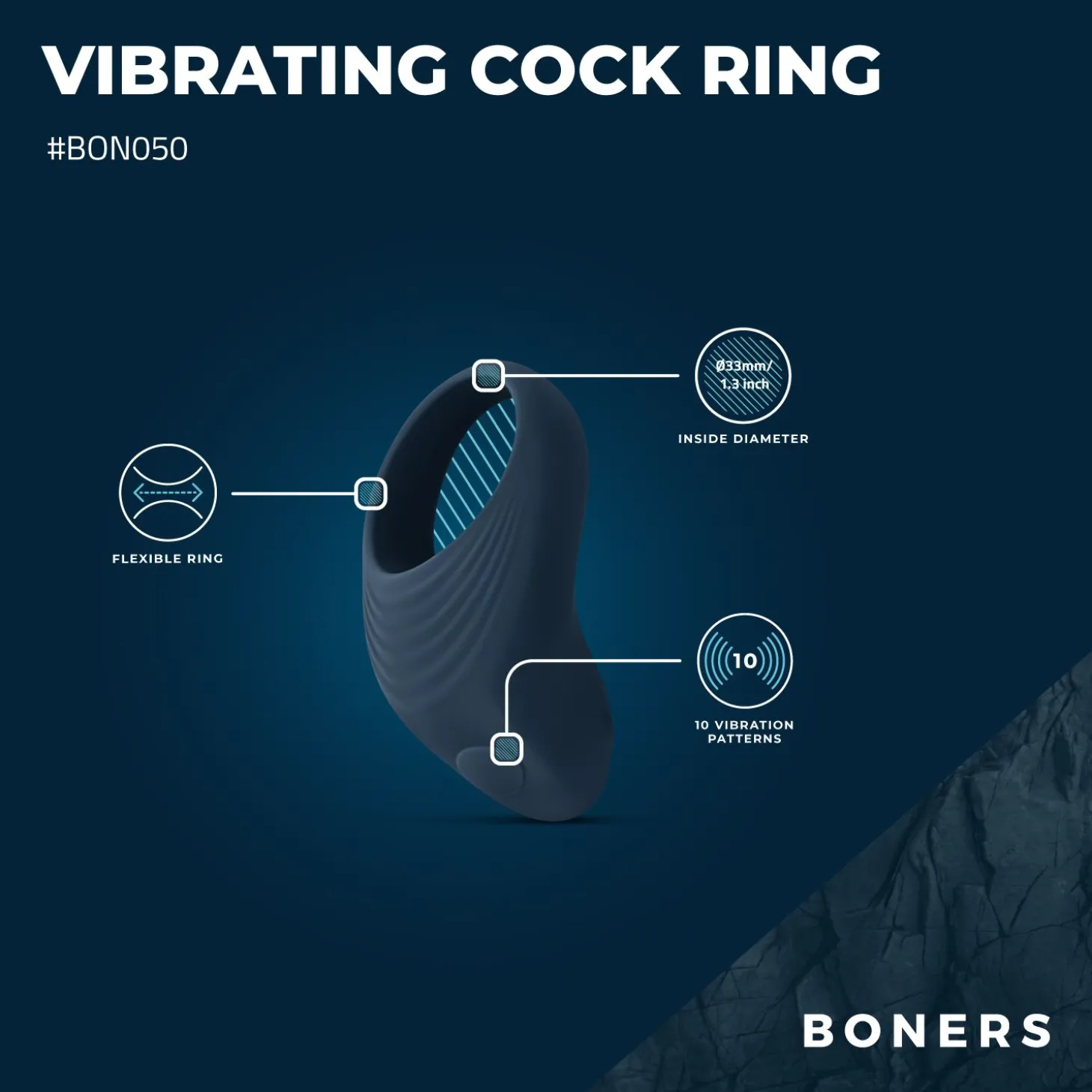 Boners - Vibrerende Cockring