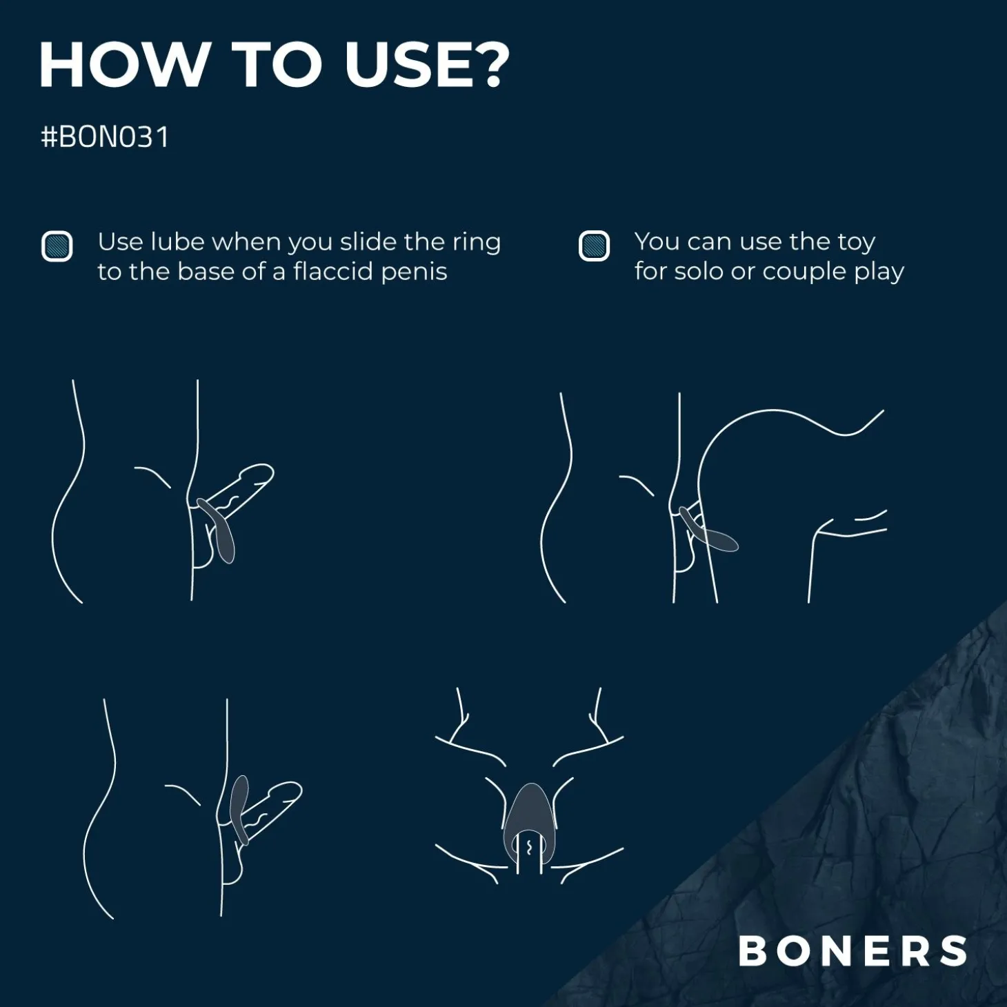 Boners - Vibrerende Cockring
