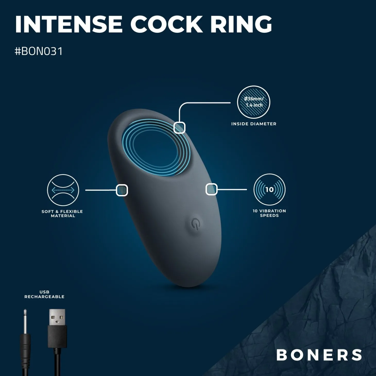 Boners - Vibrerende Cockring