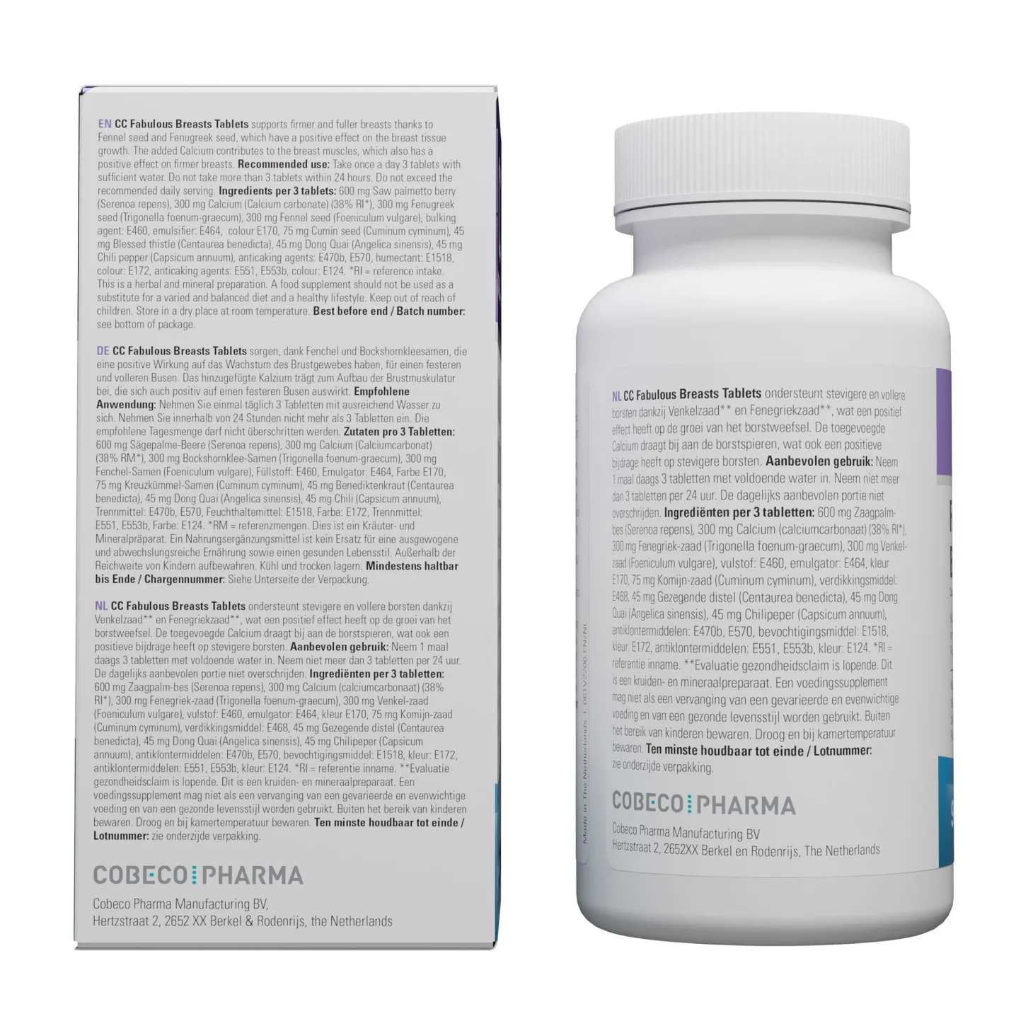 Borstversteviging - 90 tabletten