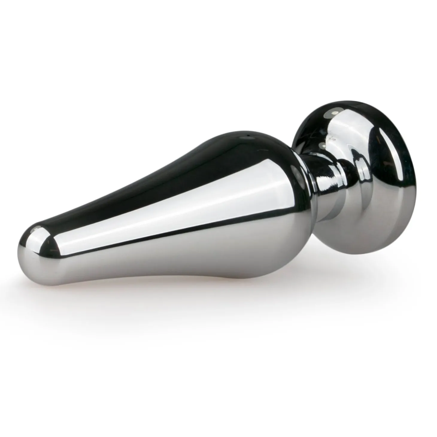 Buttplug met diamant - Zilver/Roze