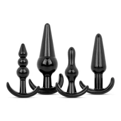 Butt Plug Set 4 Stuks - Zwart