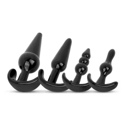 Butt Plug Set 4 Stuks - Zwart