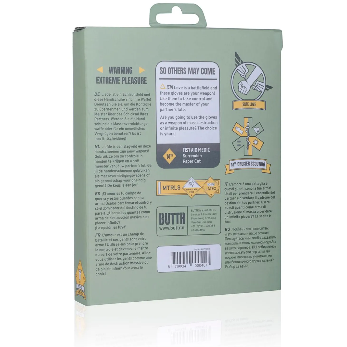 BUTTR - Gauntlets Fisting Handschoenen