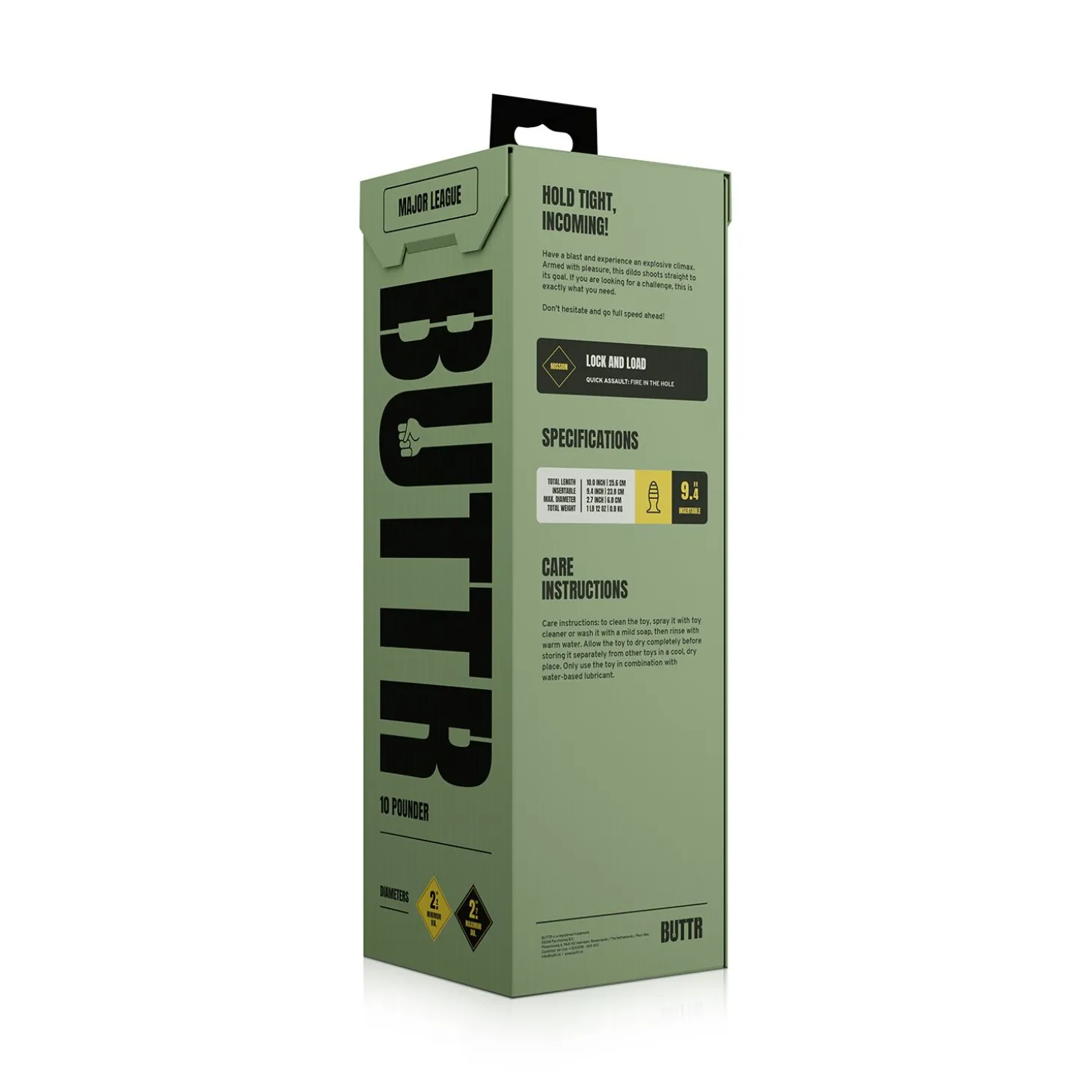 BUTTR - Huge Explosive Aftershock I Buttplug - 23cm