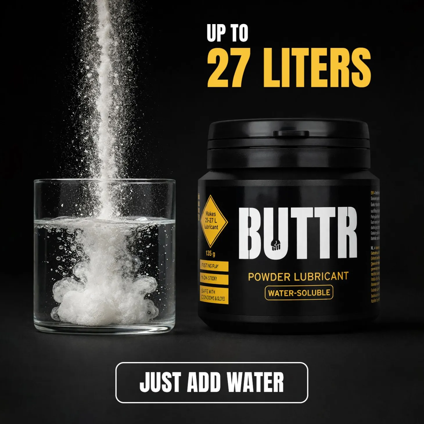 BUTTR - Powdered Lube Glijmiddel - 135g