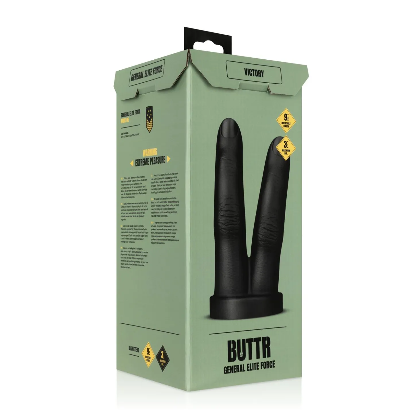 BUTTR - Victory Dubbele Vinger Butt Plug