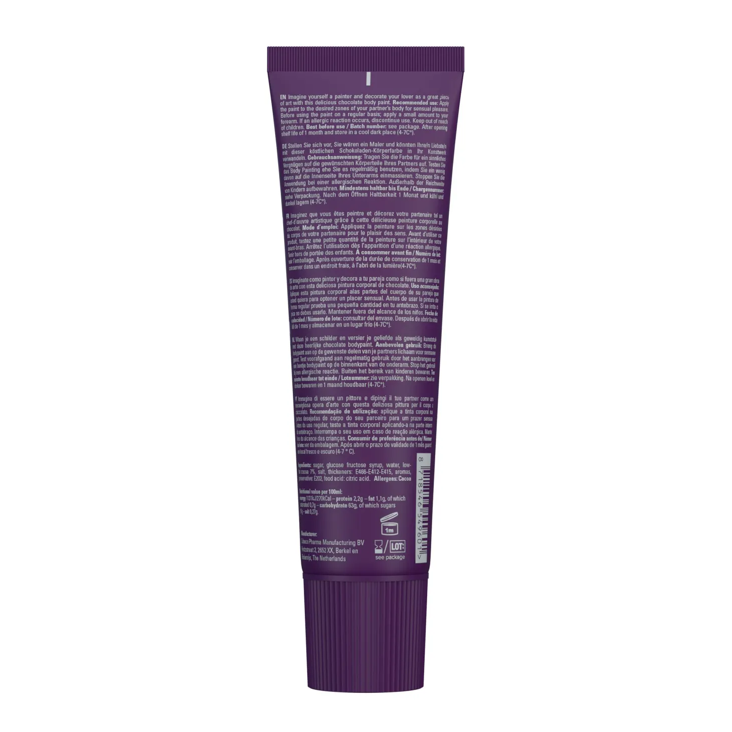 Chocolade Bodypaint - 100 ml