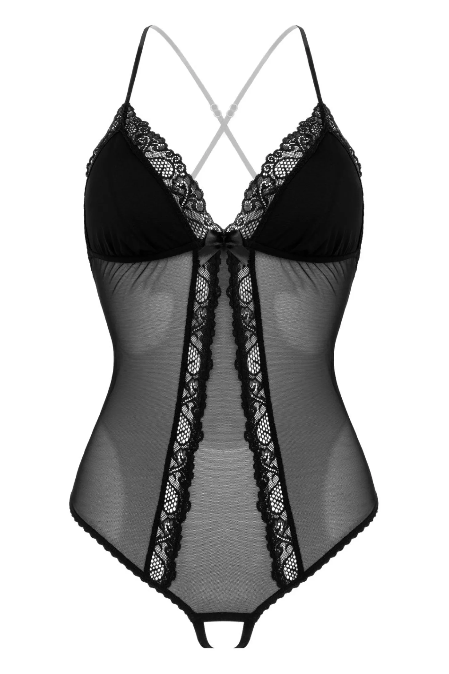 Christine - Crochless Body Krissy - Zwart
