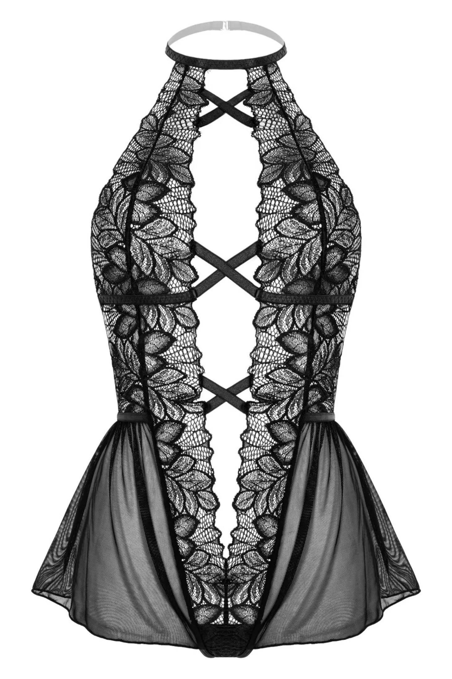 Christine - Lace Cut-Out Body Liza
