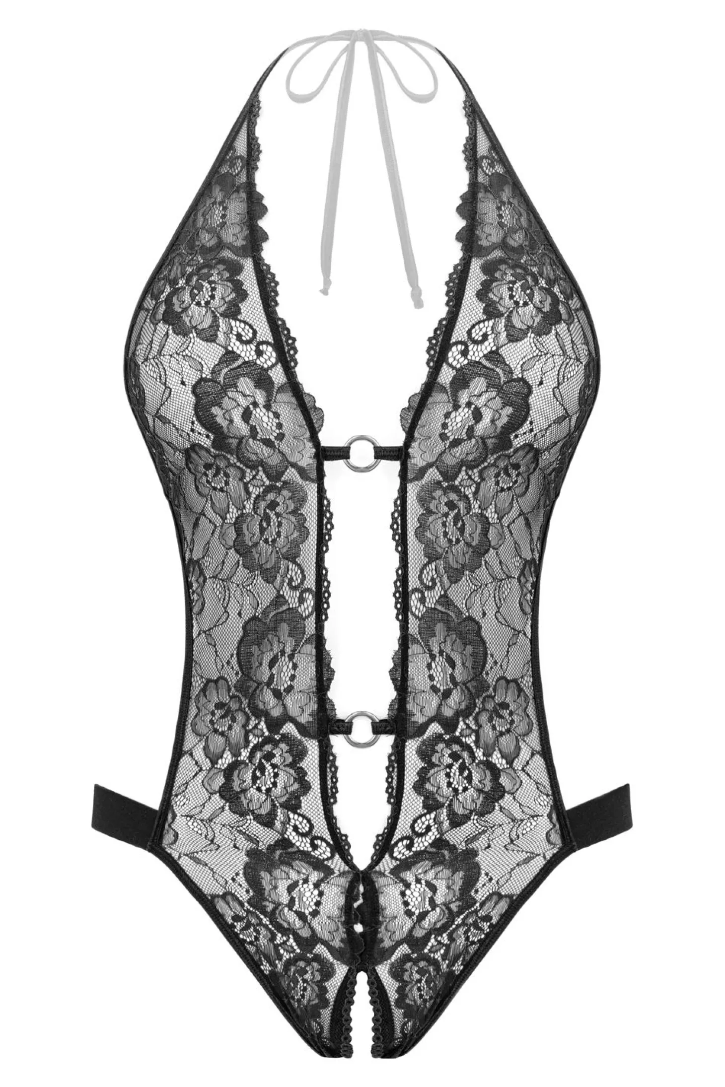 Christine - Open Crotch Body Basic Instinct - Zwart