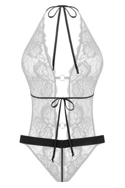 Christine - Open Crotch Body Basic Instinct - Zwart