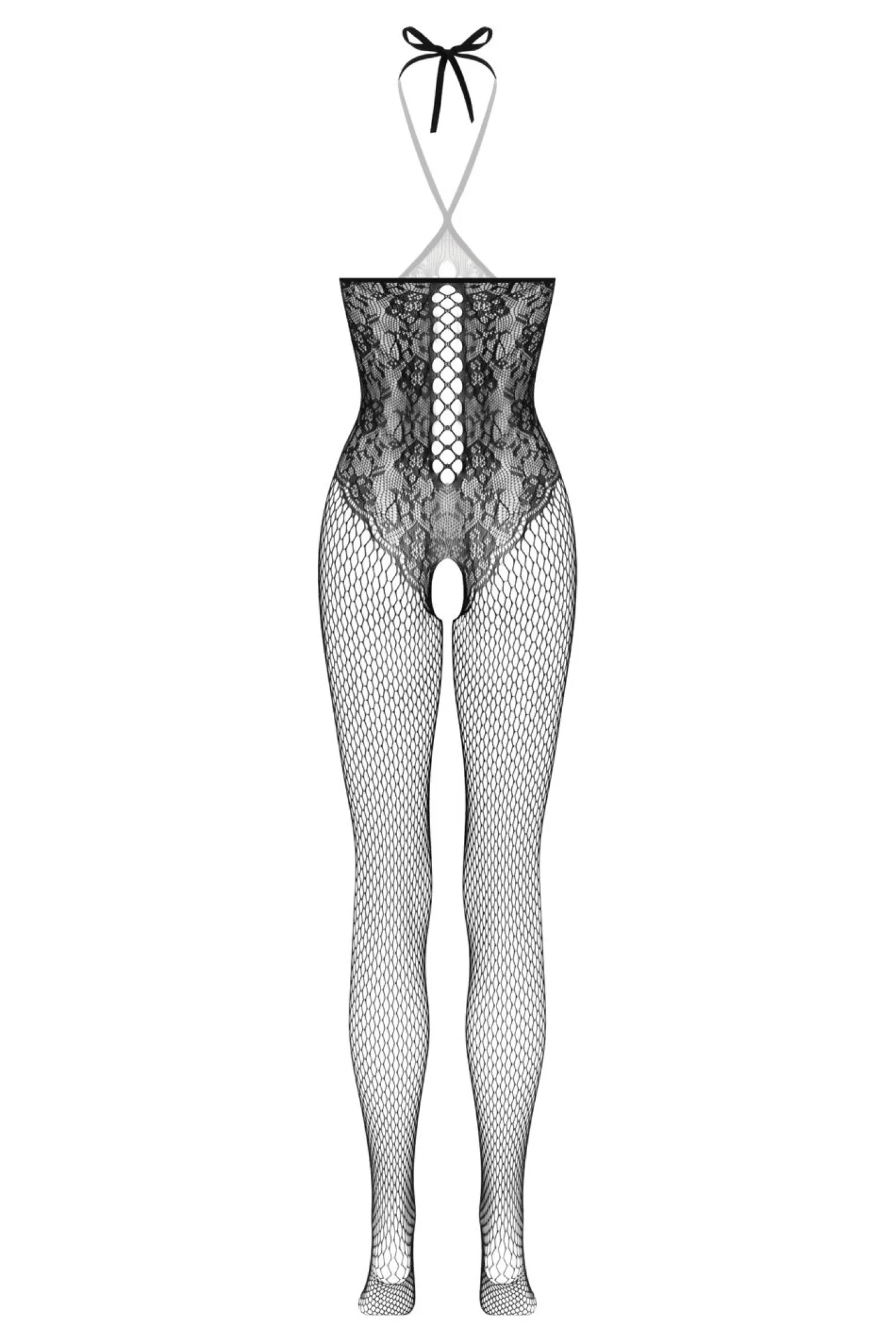 Christine - Open Cup Fishnet Bodystocking