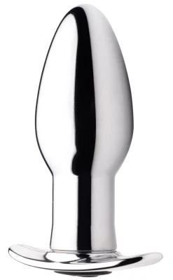 Chrome Blast Oplaadbare Buttplug Met Afstandsbediening - Klein