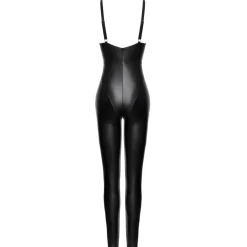 Cottelli Collection – Jumpsuit Met Harness – Zwart