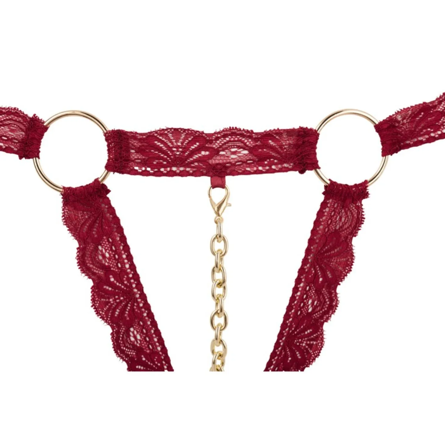 Cottelli Collection - Kanten BH-Set Open Cups - Rood