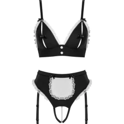 Cottelli Collection – Maid Set – Zwart