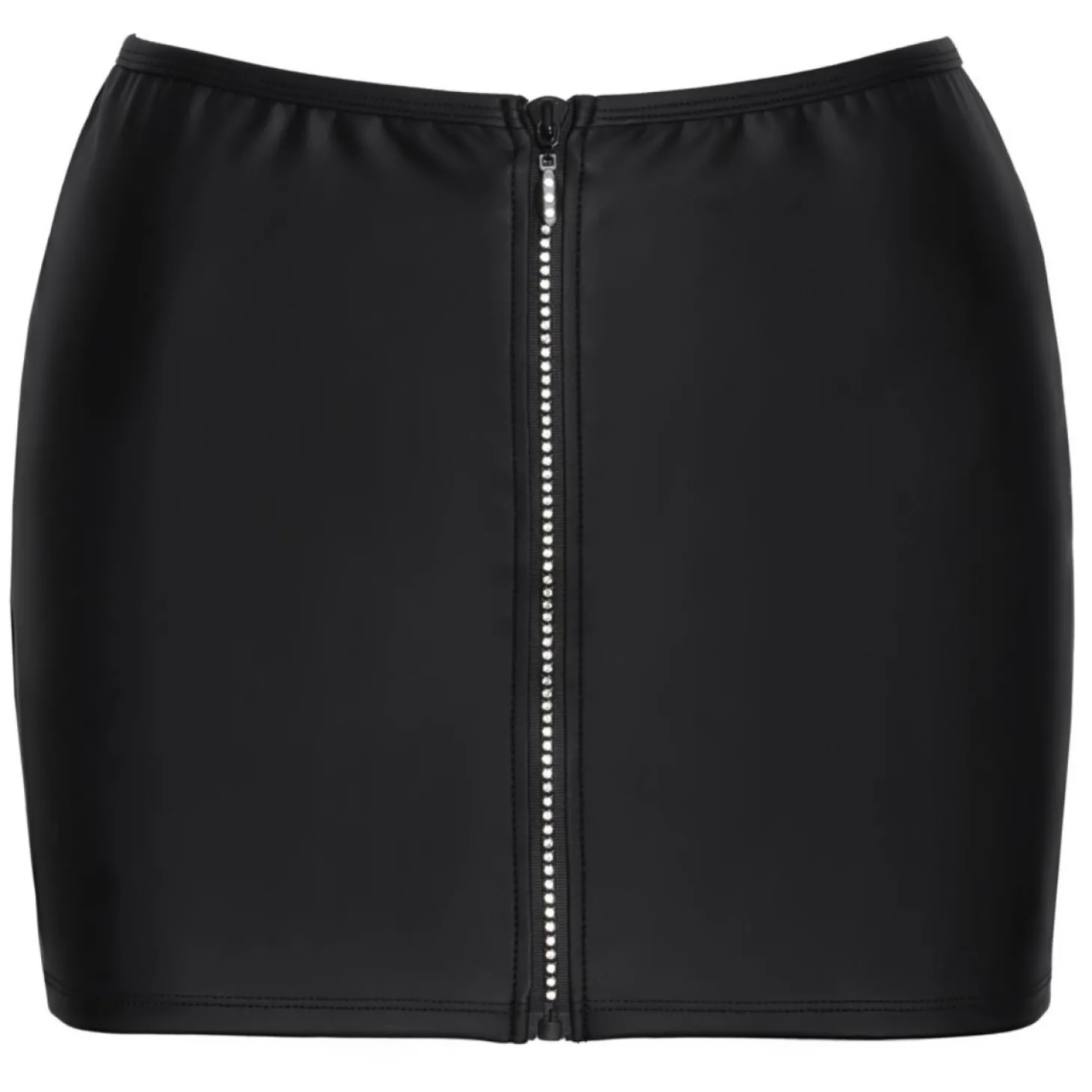 Cottelli Collection - Minirok met Strassrits - Zwart