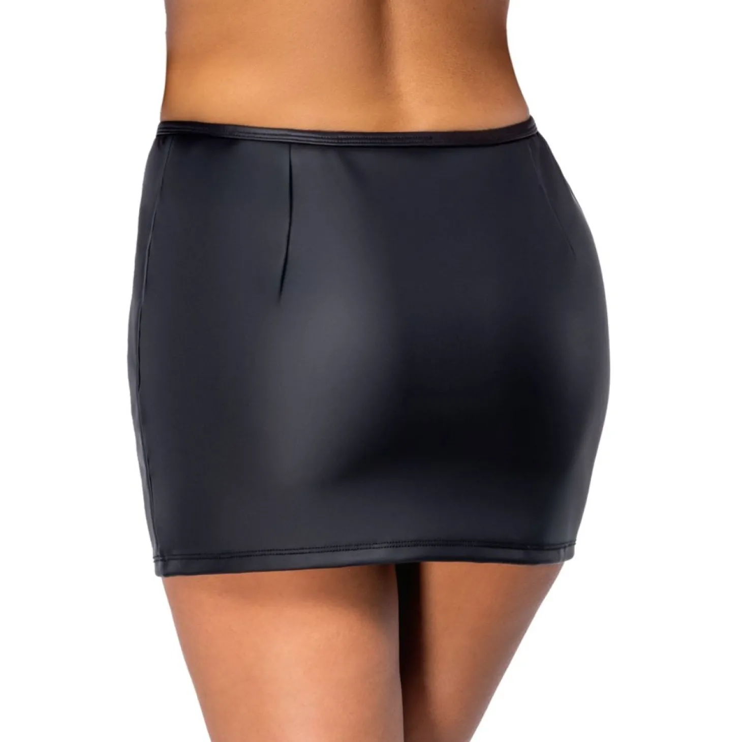 Cottelli Collection - Minirok met Strassrits - Zwart