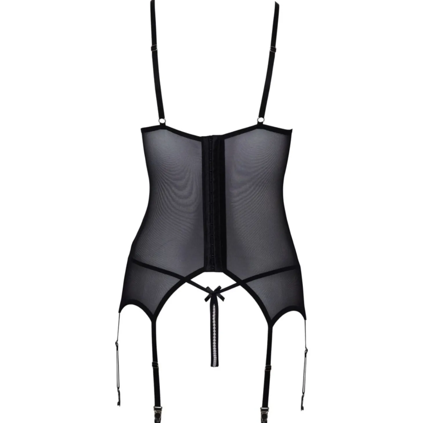 Cottelli Collection - Open Cup Lingerieset - Zwart