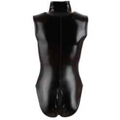 Cottelli Collection - Wetlook Body Met Lange Rits