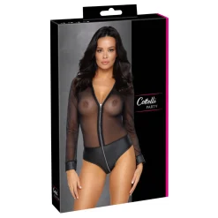 Cottelli Party - Transparante Body - Zwart