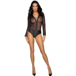 Cottelli Party - Transparante Body - Zwart