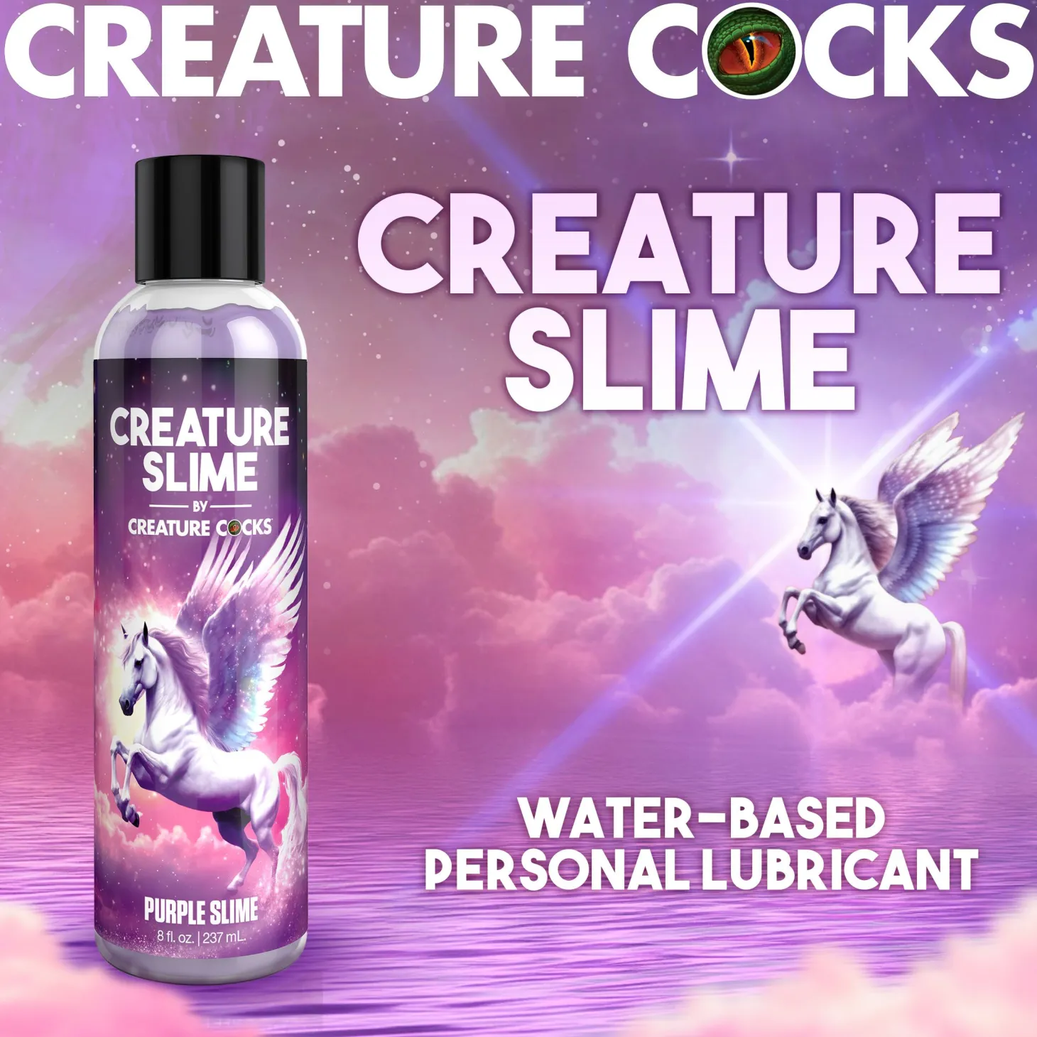 Creature Cocks - Creature Slime Paars Slijm Glijmiddel - 237 ml