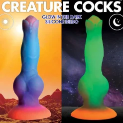 Creature Cocks - Glow-in-the-dark Siliconen Alien Dildo