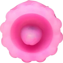 Creature Cocks - Glow Jelly Likkend & Vibrerende Clitoris Stimulator - Roze